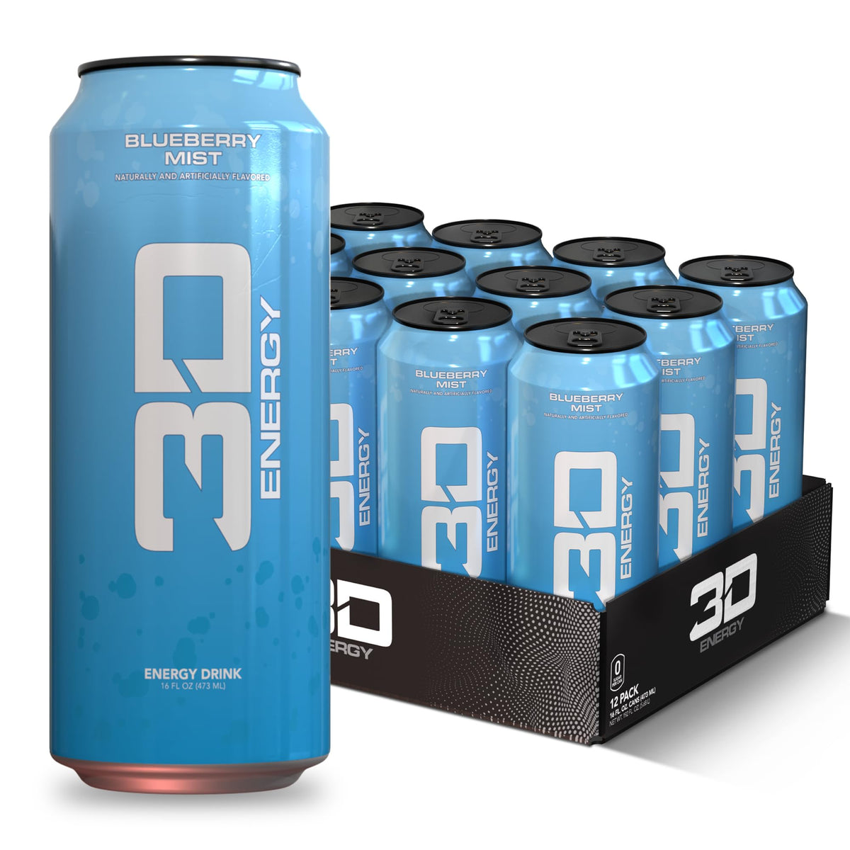 3D Energy Pack x12 Blueberry Mist | Bebida Energética