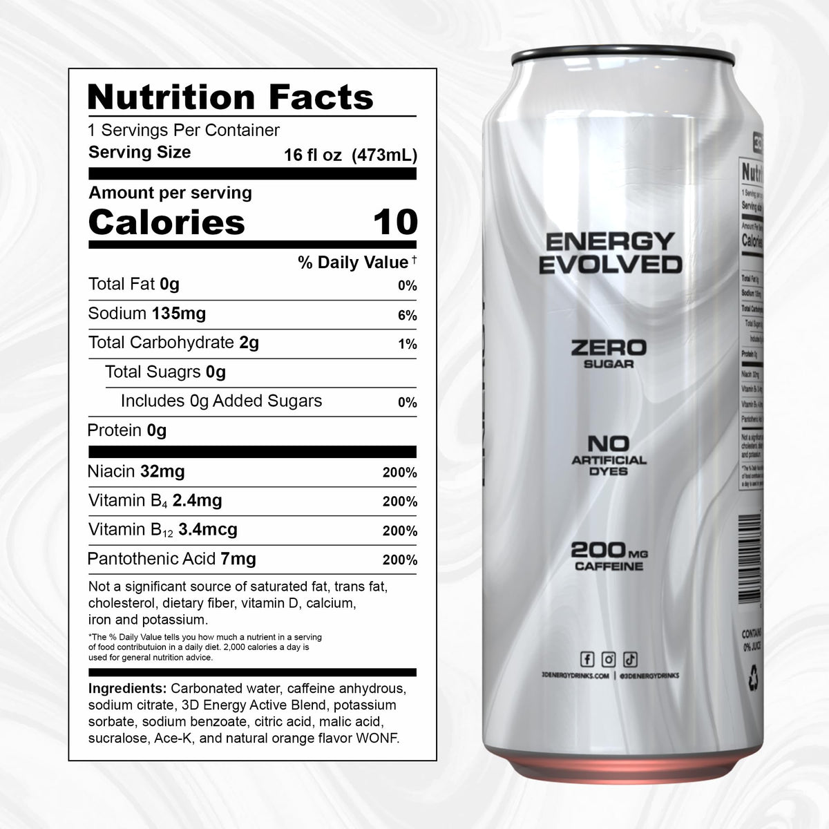 3D Energy – Pack Mix x3 | 3 Latas Surtidas 473 ml