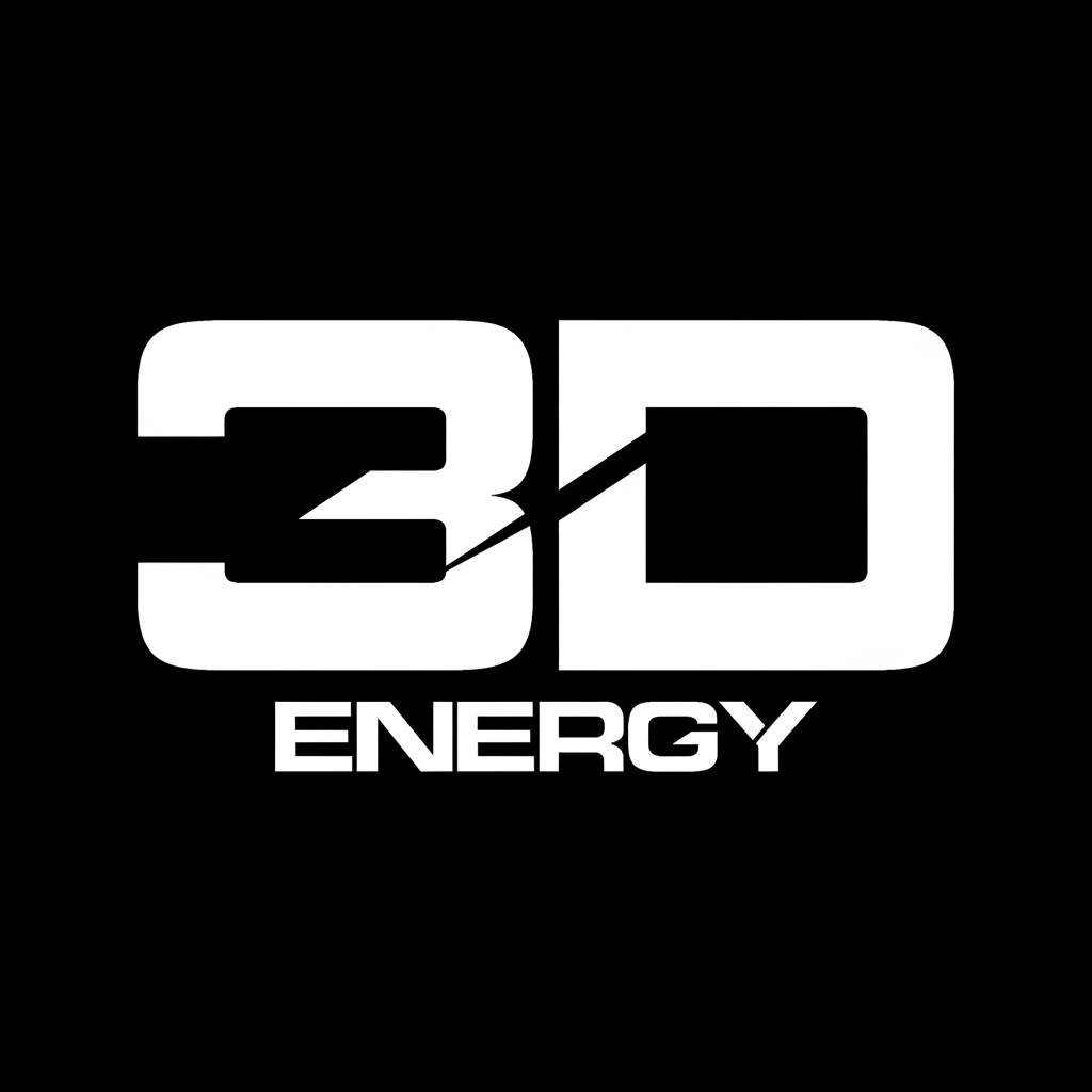 Logo 3D Energy Blanco